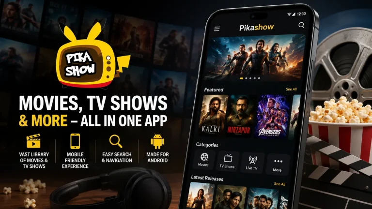Pikashow: Discover Movies, TV Shows and Android App Features