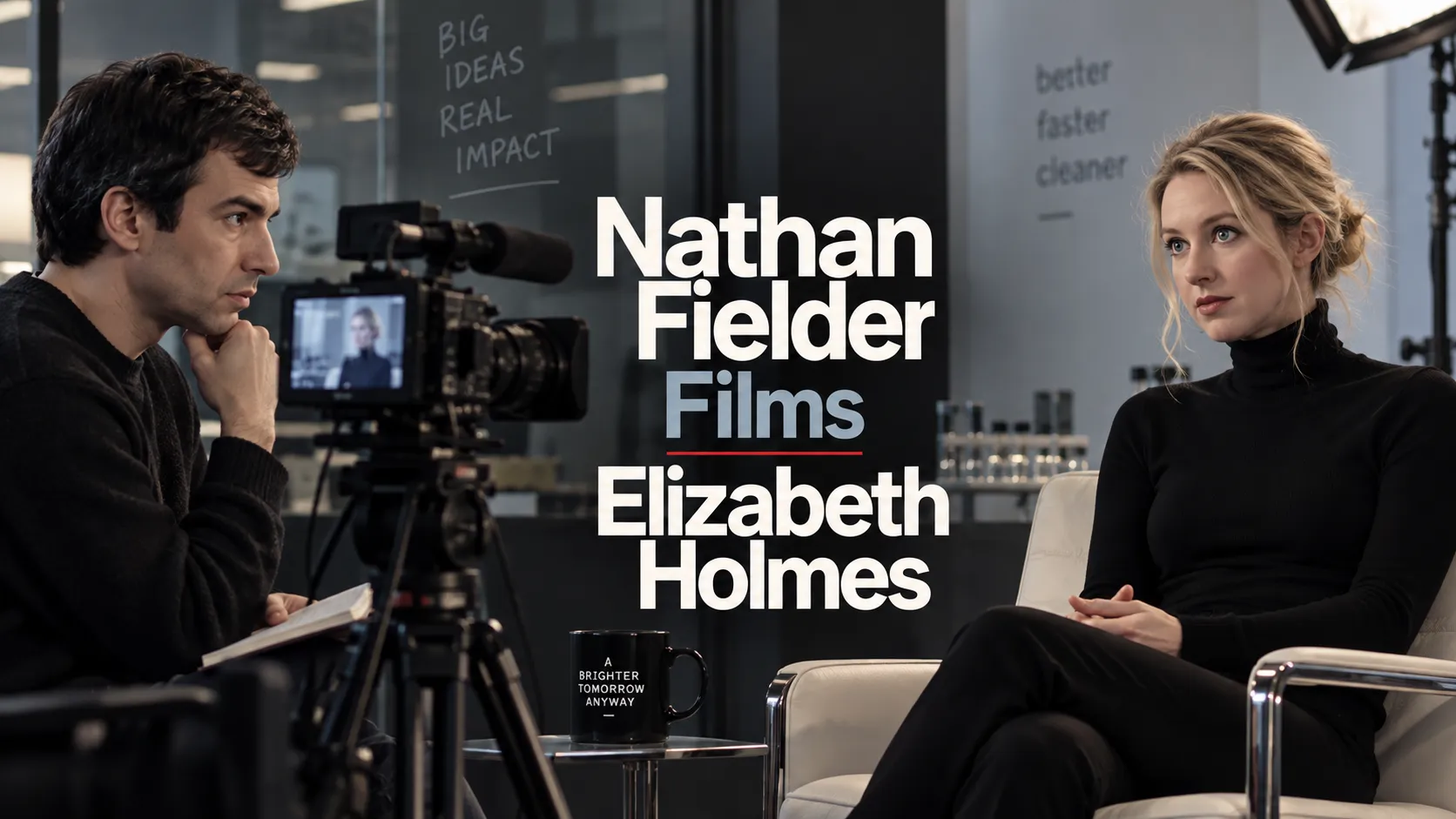 Nathan Fielder Films Elizabeth Holmes